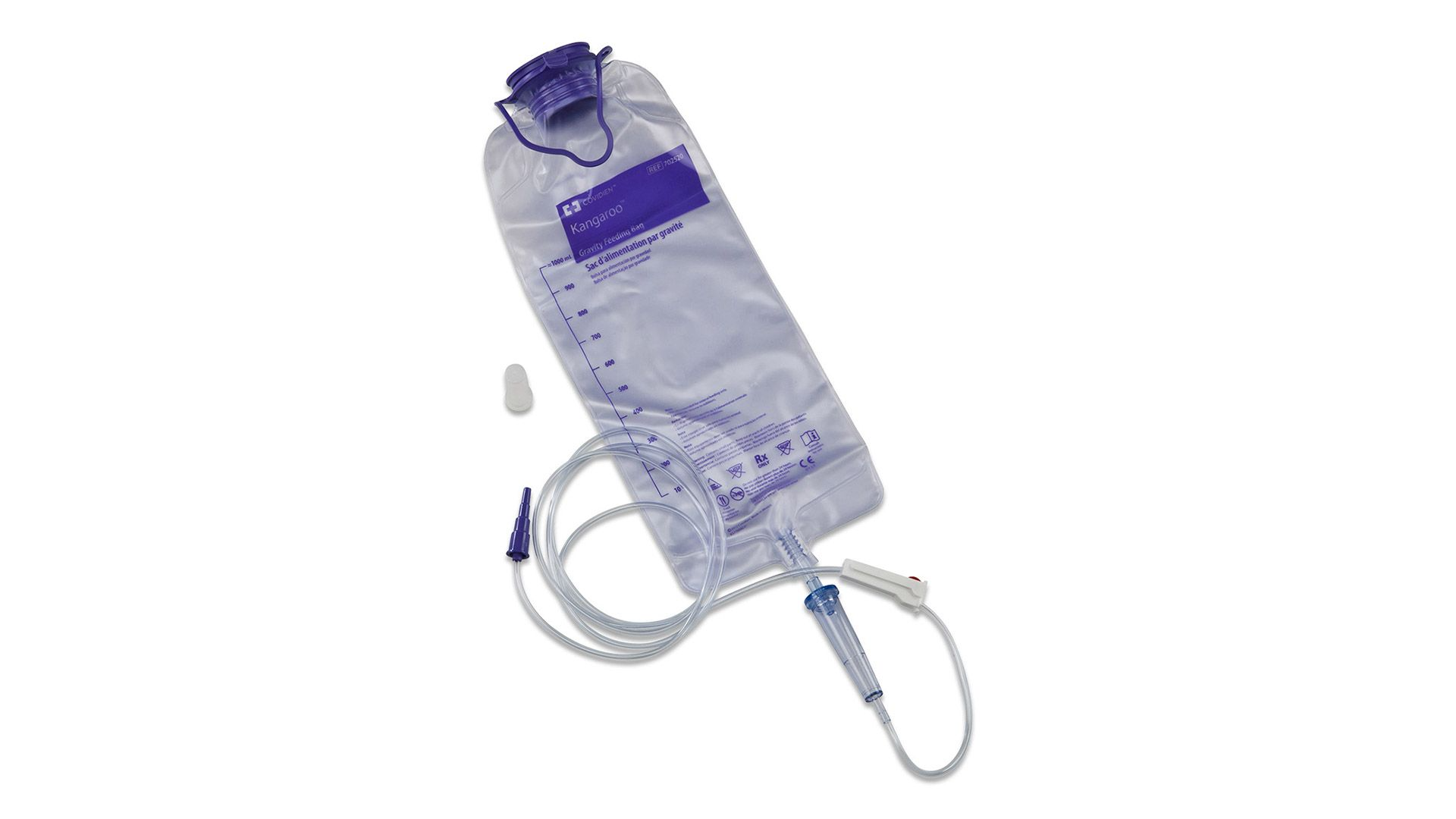 Set Gravity Feeding Bag Set Kangaroo™ 1000 mL by Cardinal  ID 8884702500